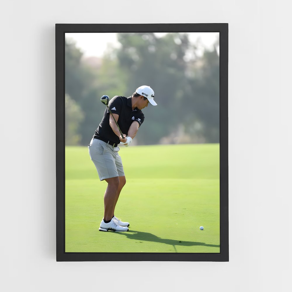 Poster Swing de Morikawa – affiche Golf (vue 2)